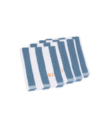 Set of guest towels (blue / white)